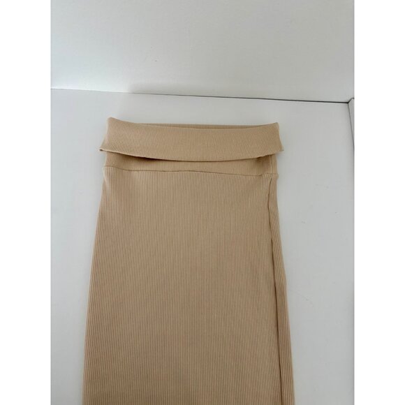 NWT Pencil Skirt Medium BodyCon High Waist Ribbed Clean Girl Old Money Romantic - Picture 10 of 13